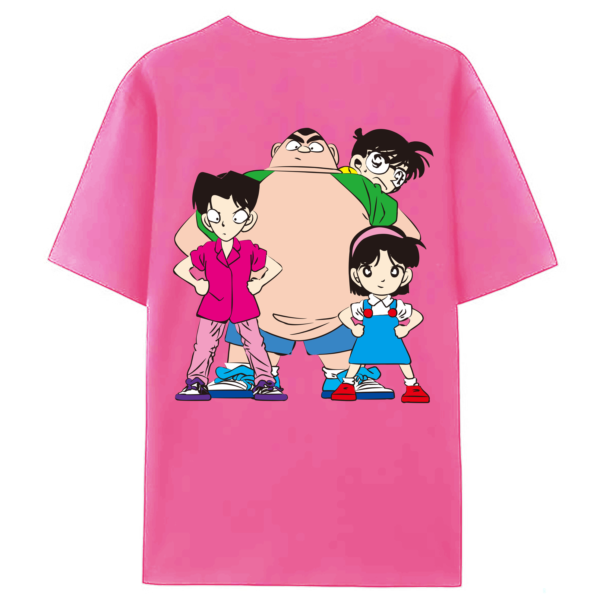 （画像用） 名探偵コナン Detective Conan レディース半袖Tシャツ(バックプリント)